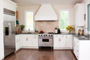 Modern gourmet kitchen